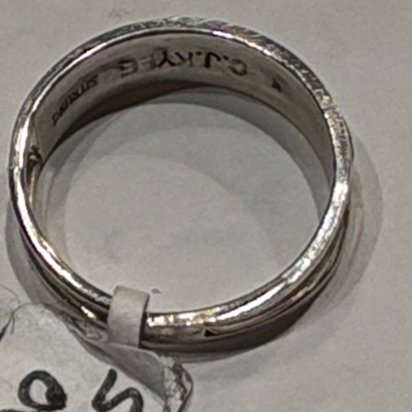 Sterling  Silver and Opal Ring - Picture 5 of 9